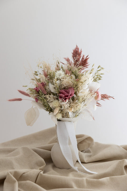 Bouquet fleurs séchées BIANCA, mariages et autres évènements Product vendor