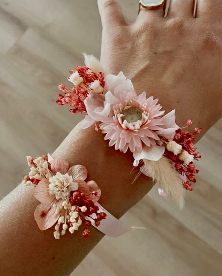 Boutonnière fleurs séchées ROSA, accessoires mariages, autres évènements. Bouquets, Peignes, boutonnières, bracelets, couronnes, barrettes.. Product vendor