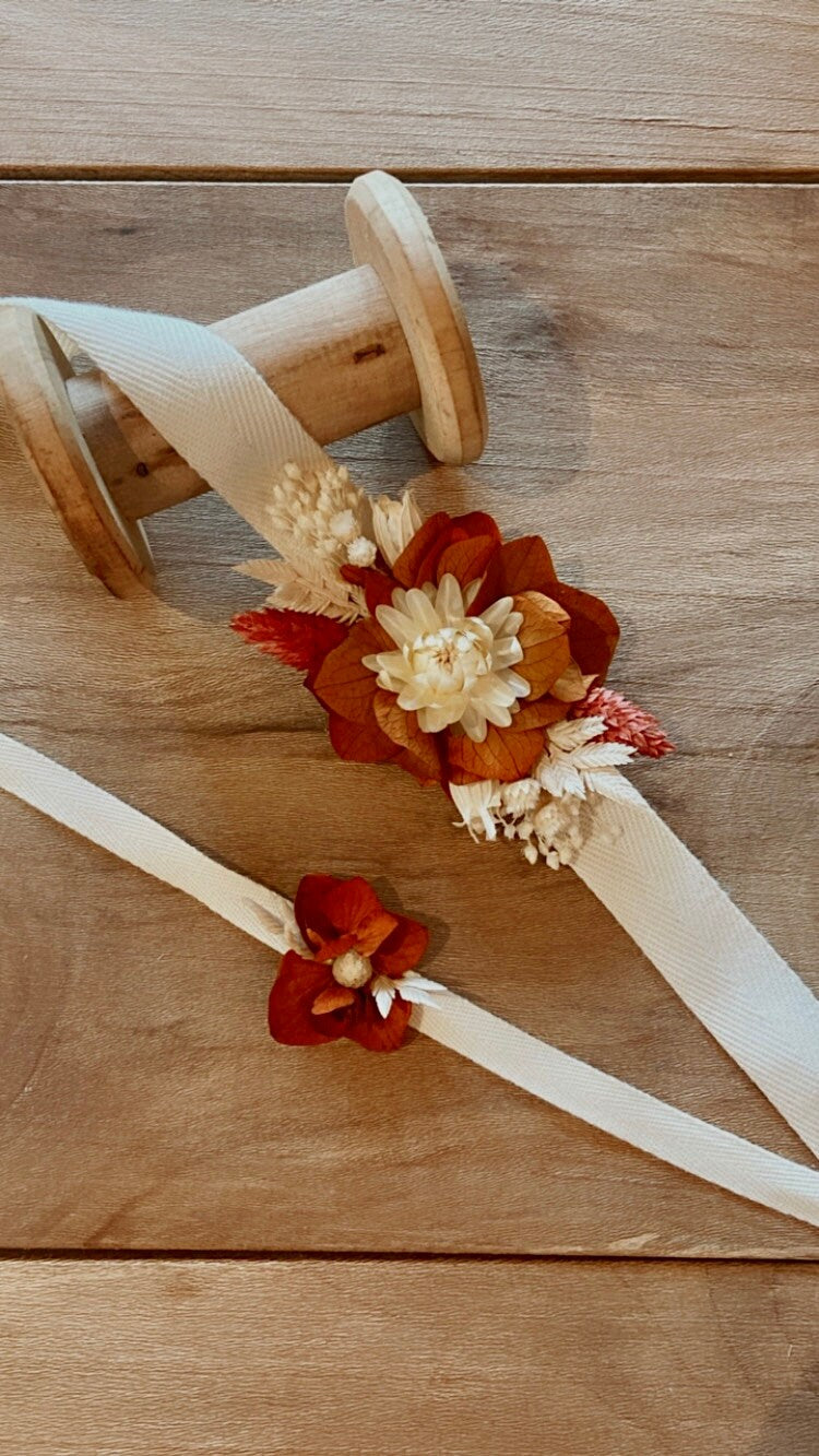 Couronnes fleurs séchées SUMMER accessoires mariage, autres évènements. Bouquets, Peignes, couronnes, boutonnières, bracelets, barrettes... Product vendor